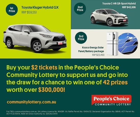 Support our Stingrays - People’s Choice Community Raffle